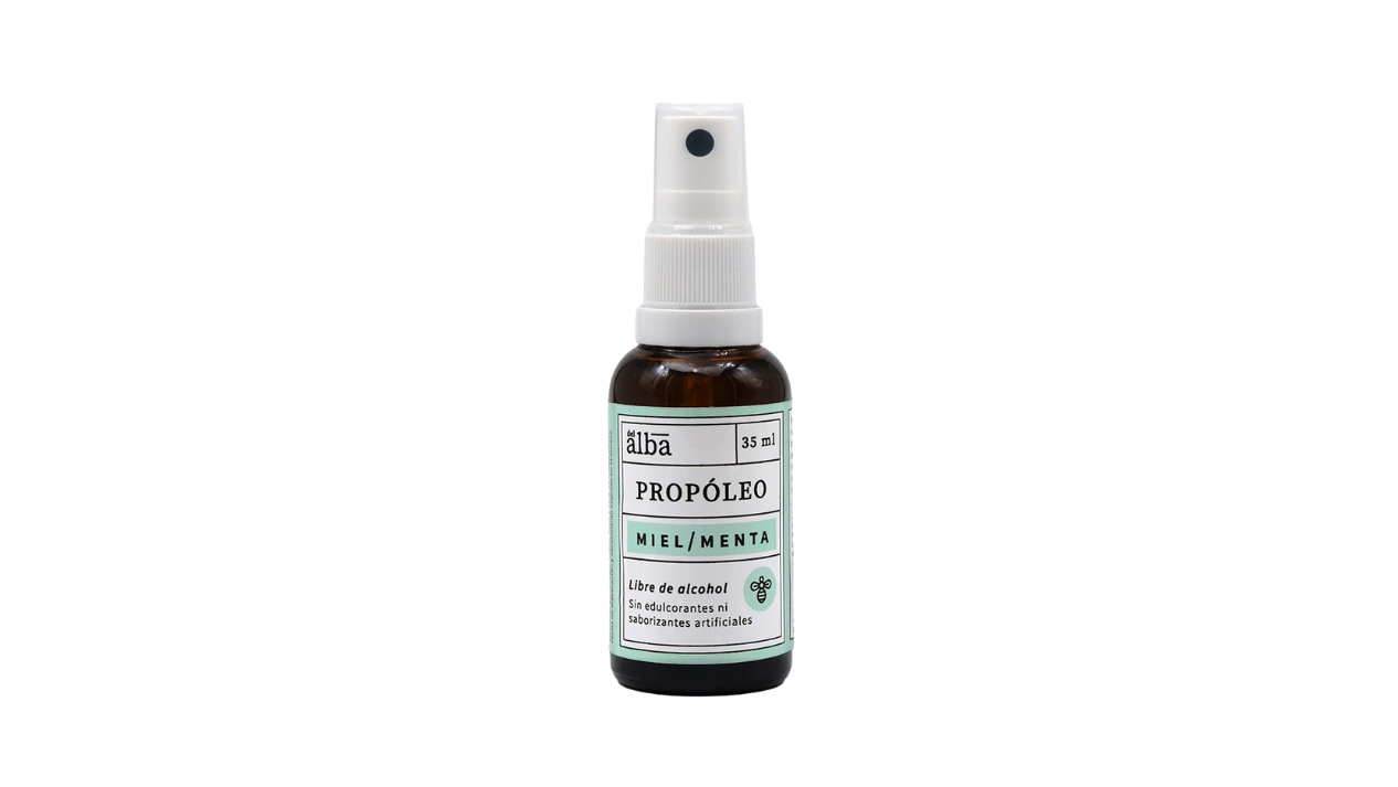 PROPOLEO SPRAY MIEL + MENTA X 35 ML APICOLA DEL ALBA