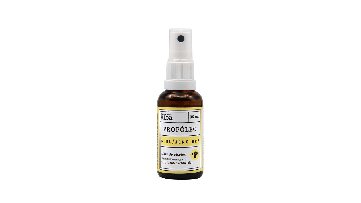 PROPOLEO SPRAY MIEL + JENGIBRE X 35 ML APICOLA DEL ALBA