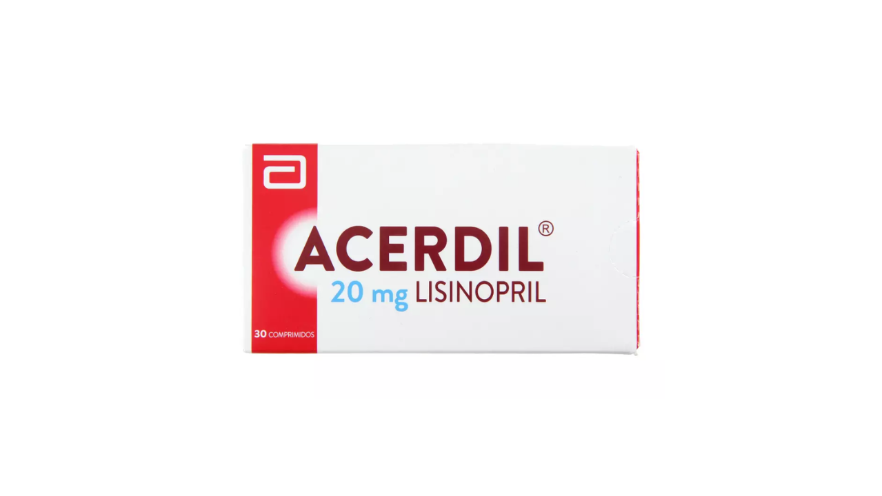 ACERDIL LISINOPRIL DIHIDRATO 20 MG X 30 COMPRIMIDOS 
