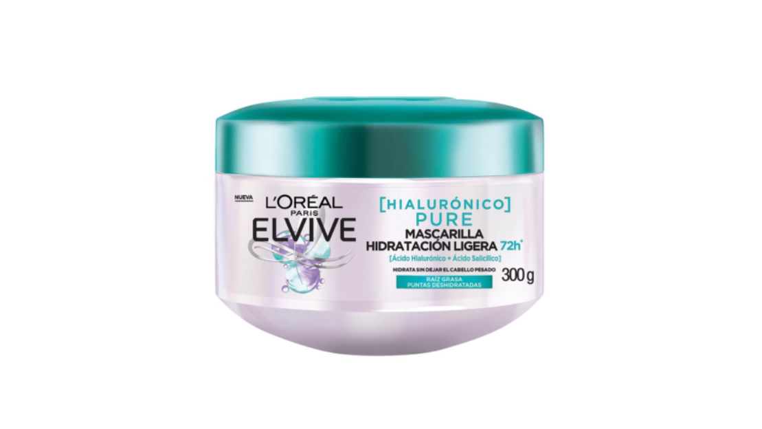 ELVIVE HIALURONICO PURE 72H CREMA PARA EL CABELLO X 300 GRAMOS  