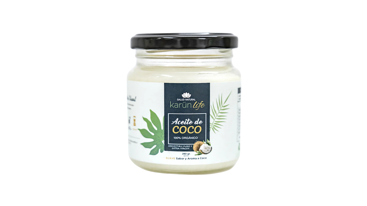 KARUN LIFE ACEITE DE COCO 100% ORGANICO X 480 GRAMOS 