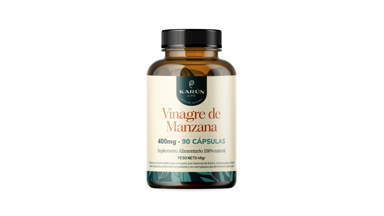  KARUN LIFE VINAGRE DE MANZANA 400 MG X 90 CAPSULAS