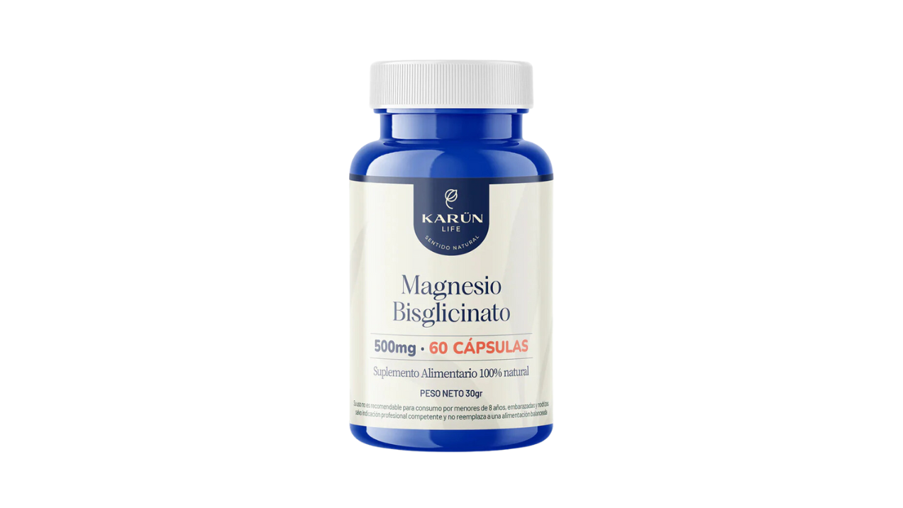 KARUN LIFE MAGNESIO BISGLICINATO 500 MG SUPLEMENTO ALIMENTARIO X 60 CAPSULAS