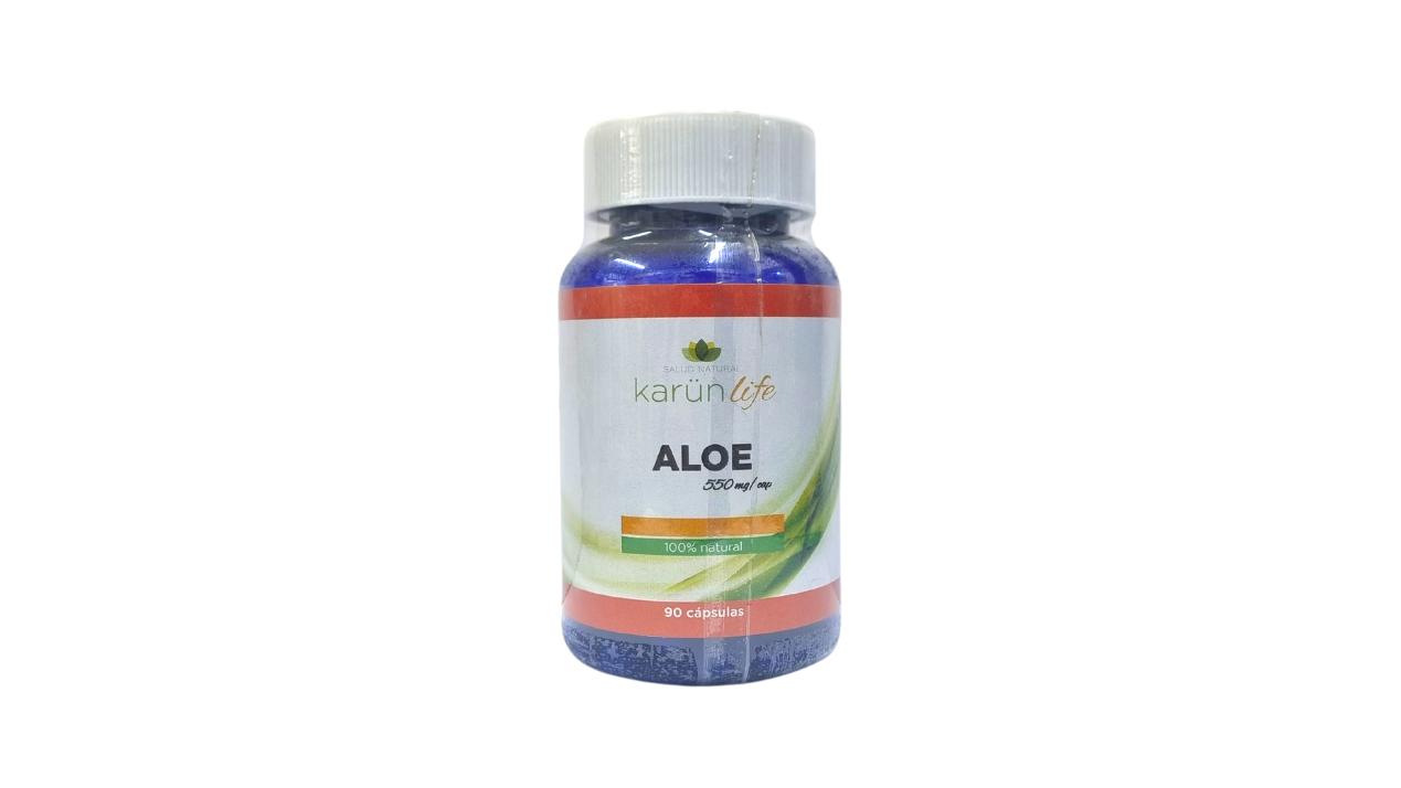 KARUN LIFE ALOE 550 MG SUPLEMENTO ALIMENTARIO X 90 CAPSULAS