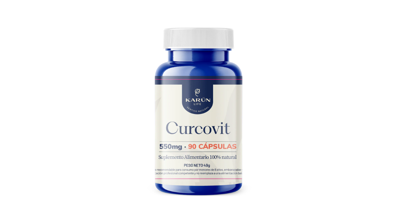 KARUN LIFE CURCOVIT 550 MG SUPLEMENTO ALIMENTARIO X 90 CAPSULAS