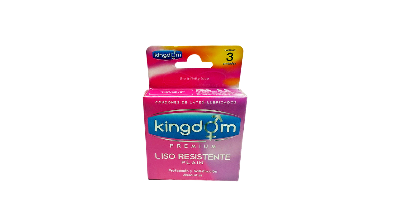 PRESERVATIVOS KINGDOM PREMIUM CONDONES X 3 UNIDADES