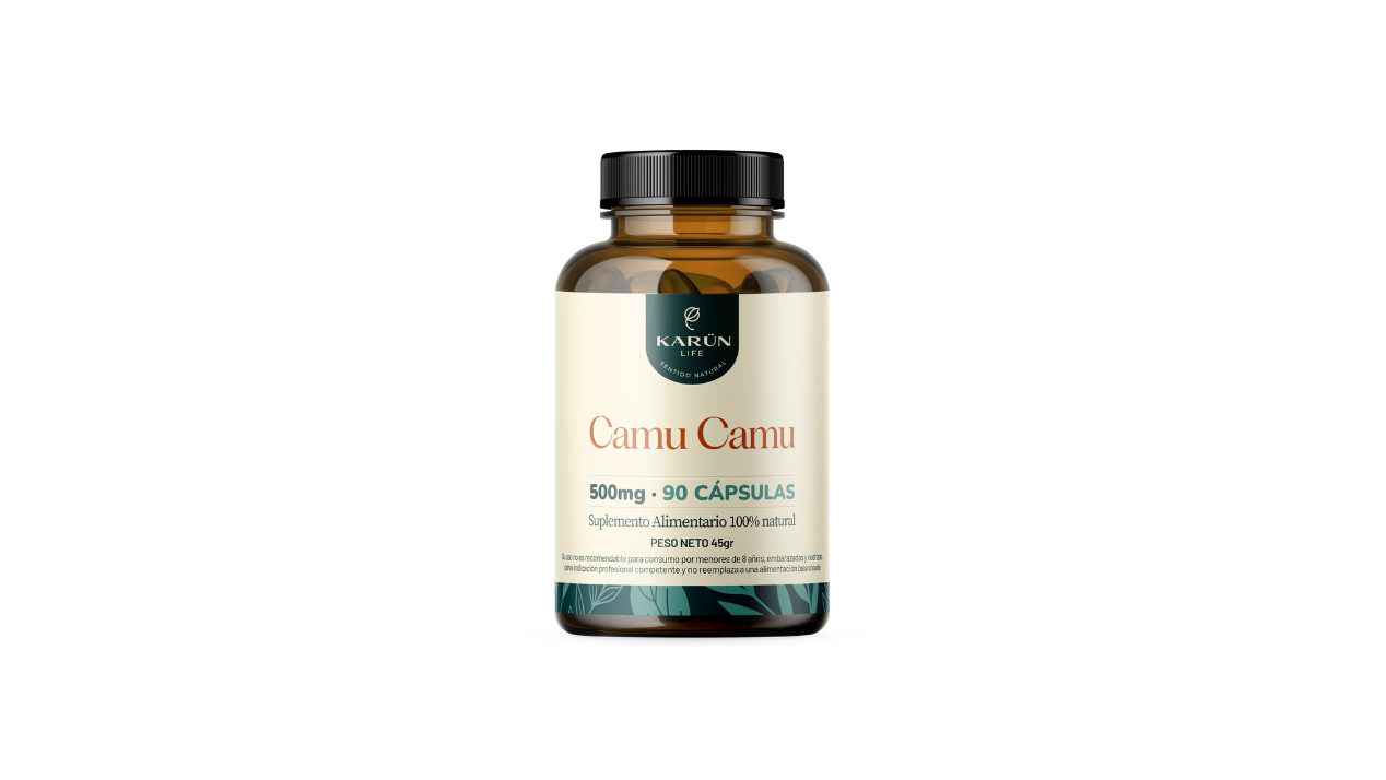 KARUN LIFE CAMU CAMU 500 MG SUPLEMENTO ALIMENTARIO X 90 CAPSULAS 