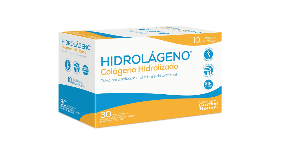 HIDROLAGENO COLAGENO HIDROLIZADO 10 GRAMOS X 30 SOBRES