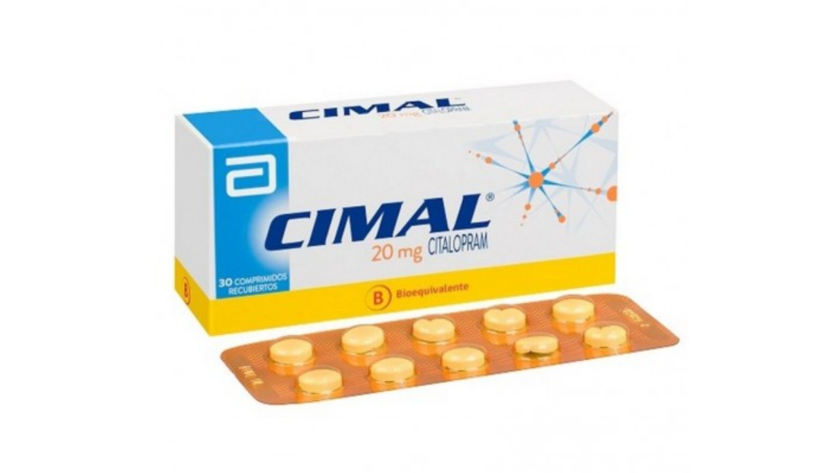 CIMAL CITALOPRAM 20MG X 30 COMPRIMIDOS RECUBIERTOS ABBOTT