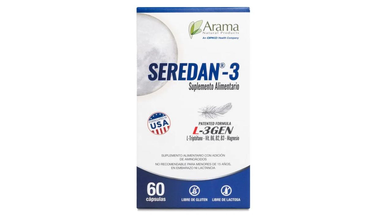 SEREDAN 3 SUPLEMENTO ALIMENTARIO VITAMINAS  X 60 CAPSULAS ARAMA