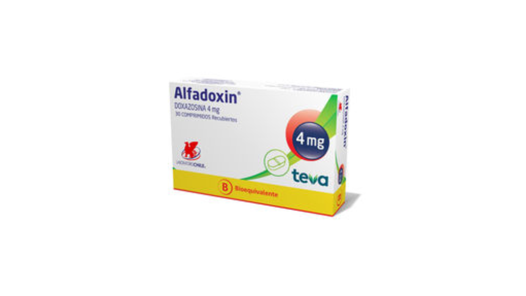 ALFADOXIN DOXAZOSINA 4MG X 30 COMPRIMIDOS RECUBIERTOS LABORATORIO CHILE