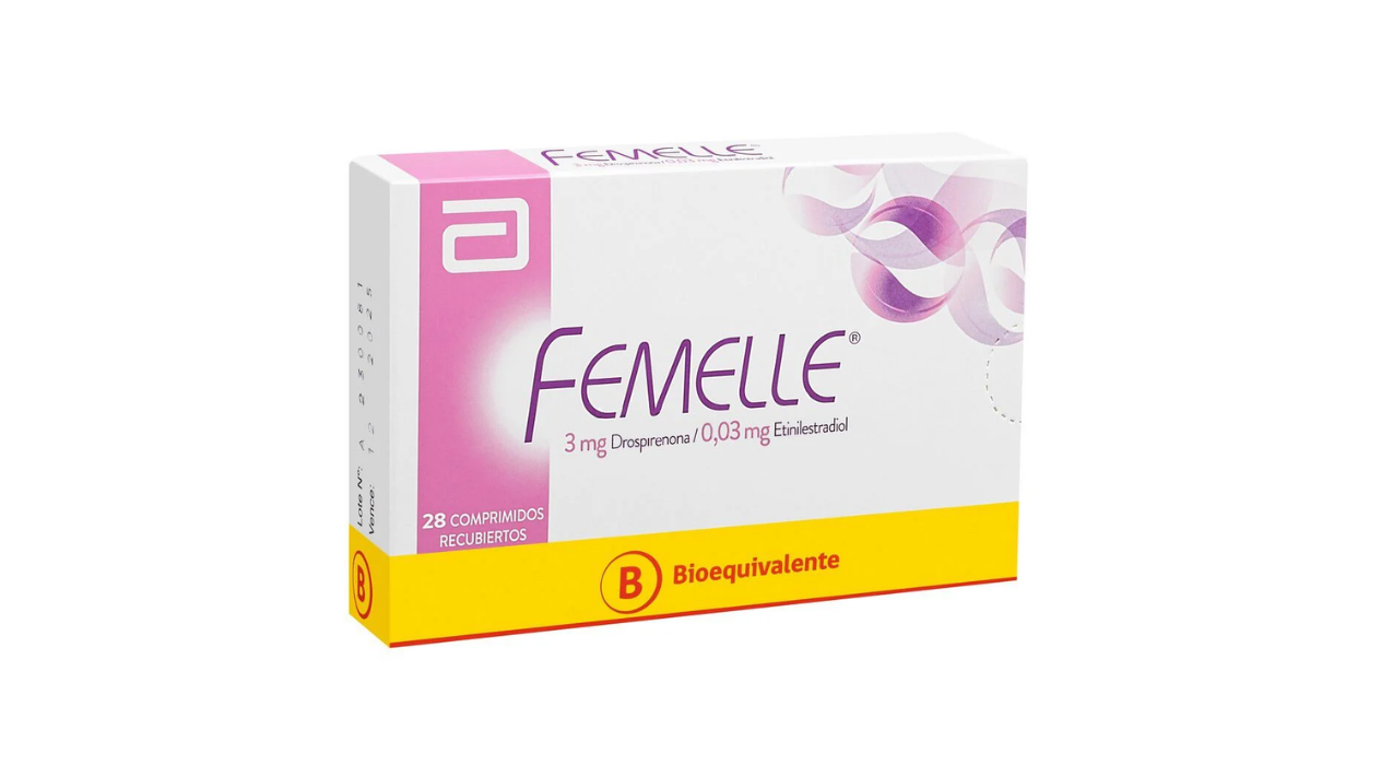 ABBOTT FEMELLE DROSPIRENONA + ETINILESTRADIOL 3,00/0,03 MG X 28 COMPRIMIDOS RECUBIERTOS 