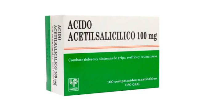 ACIDO ACETILSALICILICO 100 MG X 100 COMPRIMIDOS MASTICABLES PASTEUR