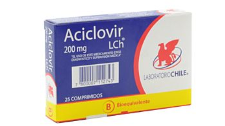 ACICLOVIR 200 MG X 25 COMPRIMIDOS