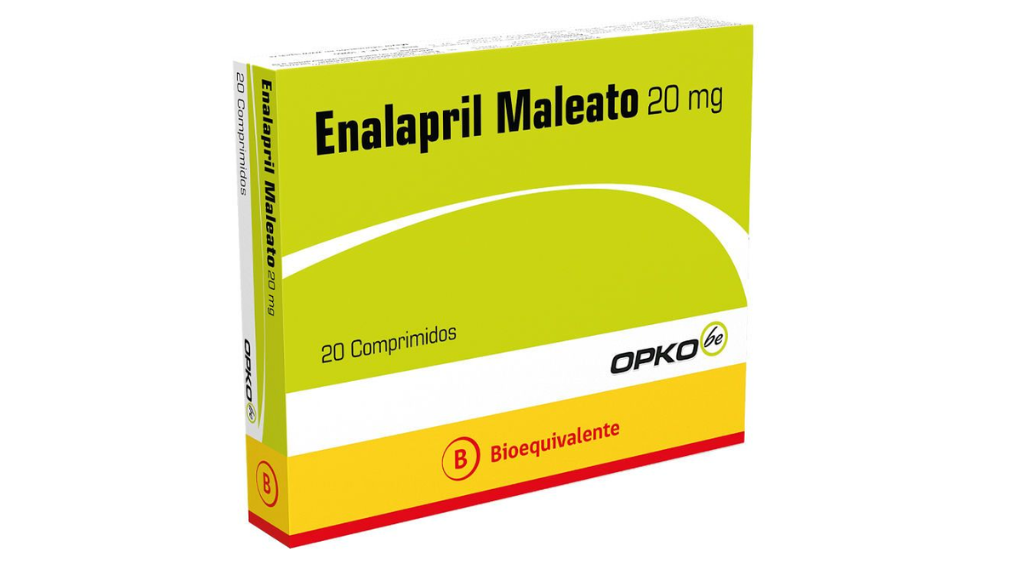 ENALAPRIL MALEATO 20 MG X 20 COMPRIMIDOS [CENABAST]