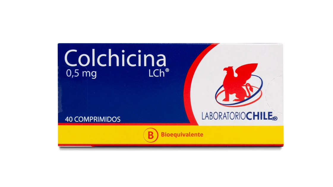 COLCHICINA 0,5 MG X 40 COMPRIMIDOS LABORATORIO CHILE 
