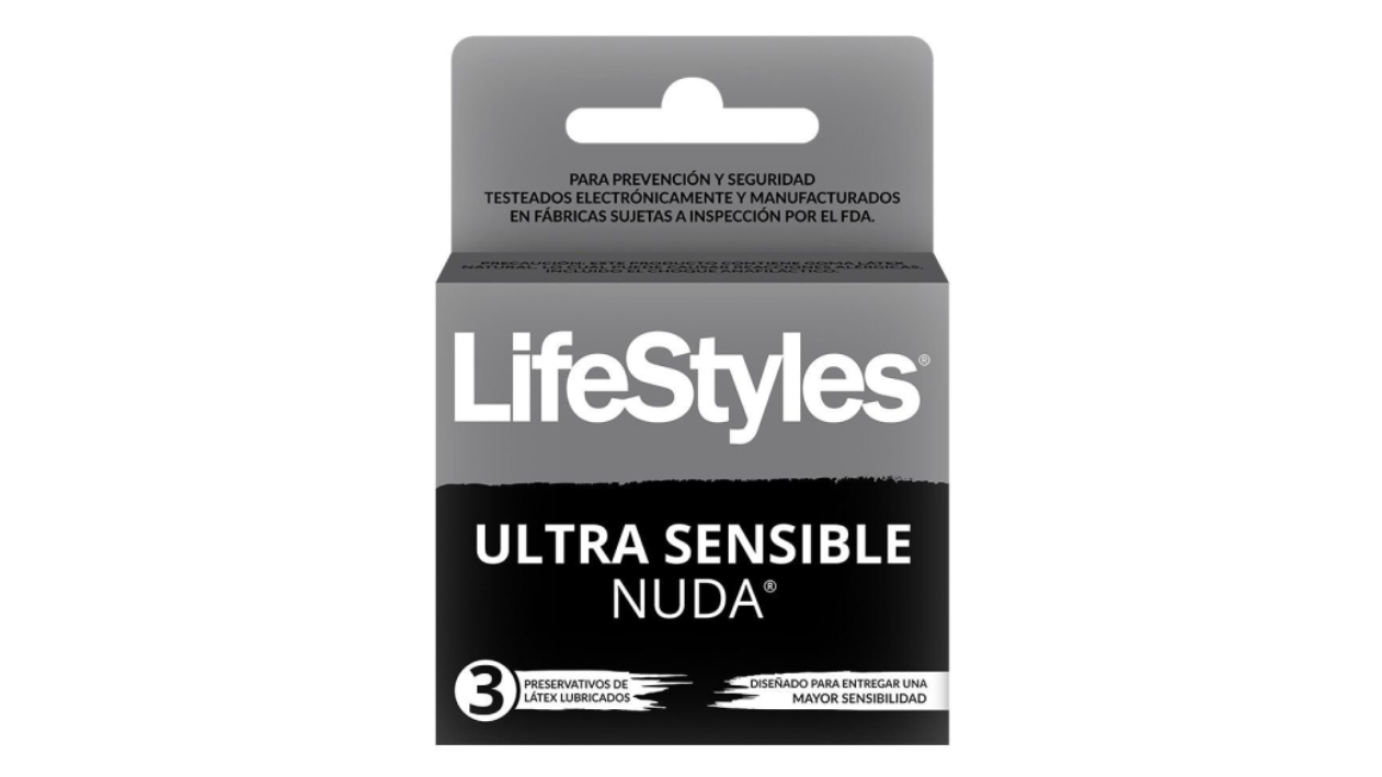 PRESERVATIVOS LIFESTYLES ULTRA SENSIBLE NUDA CONDON X 3 UNIDADES