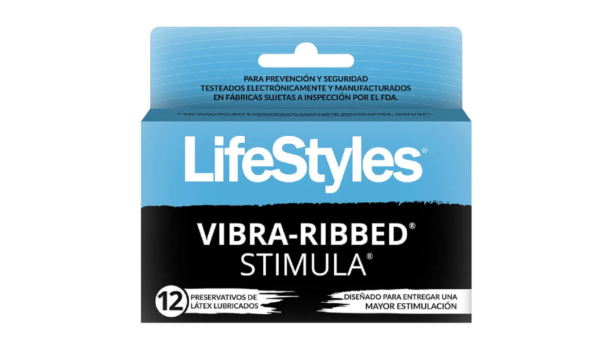 PRESERVATIVOS LIFESTYLES VIBRA RIBBED CONDON X 12 UNIDADES