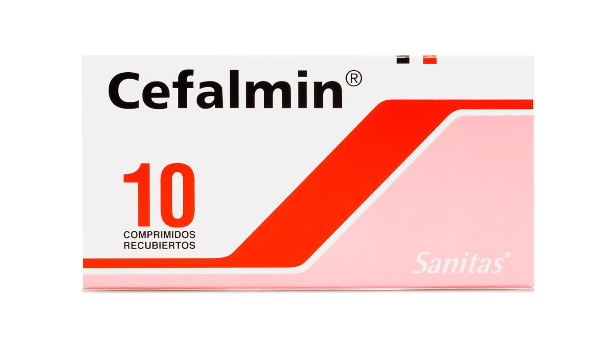CEFALMIN METAMIZOL/TARTRATO/CLORFENAMINA/CAFEINA 300MG-1MG-100MG-1MG X 10 COMPRIMIDOS RECUBIERTOS SANITAS