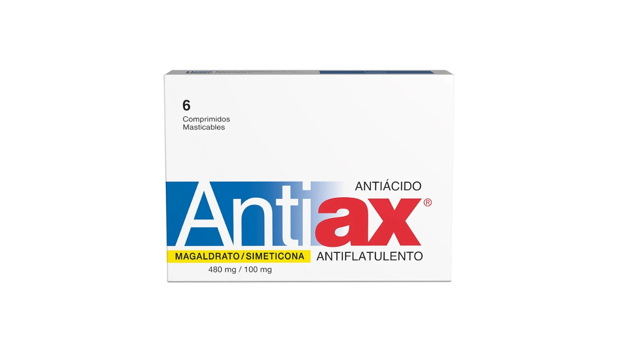 ANTIAX MAGALDRATO/SIMETICONA X 6 COMPRIMIDOS MASTICABLE SAVAL