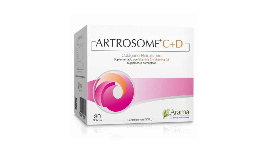 ARTROSOME C+D COLAGENO HIDROLIZADO 10.000 MG X 30 SACHETS ARAMA 