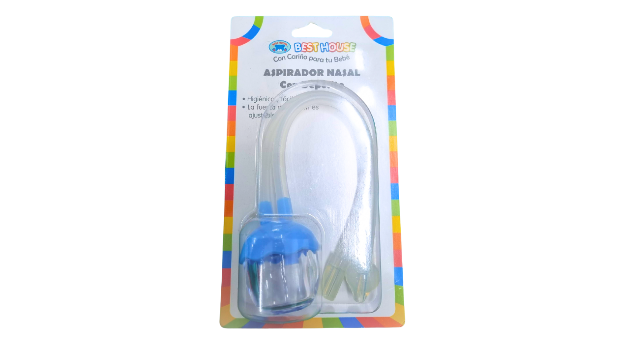 BEST HOUSE ASPIRADOR NASAL CON DEPOSITO X 1 UNIDAD 