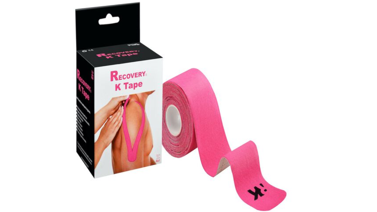 RECOVERY VENDA ELASTICA TAPE K ROSADA X 20 TIRAS