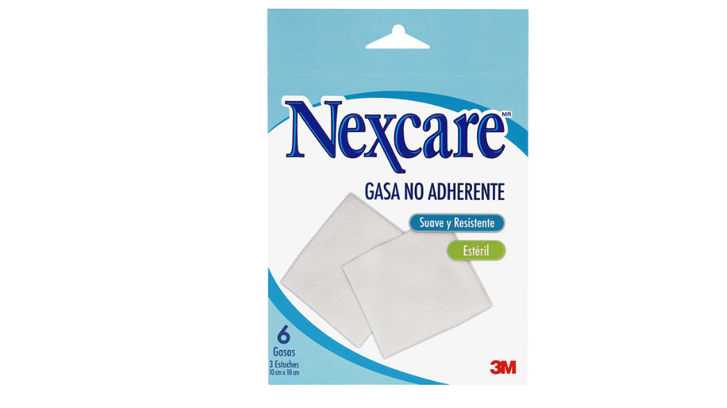 NEXCARE GASA ESTERIL 15 CM X 15 CM X 6 UN