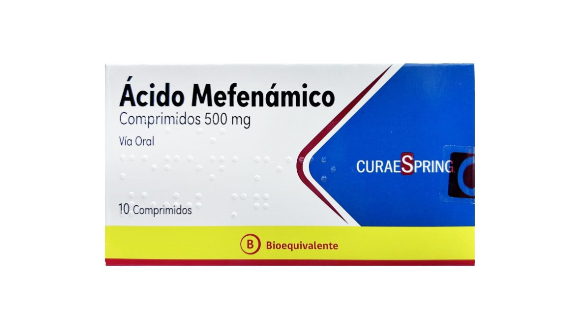 ACIDO MEFENAMICO 500 MG X 10 COMPRIMIDOS CURAESPRING