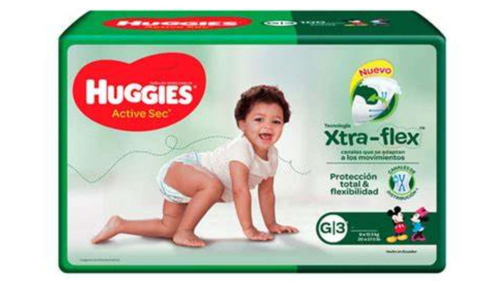 HUGGIES ACTIVE SEC G/3 PAÑAL X 20 UNIDADES