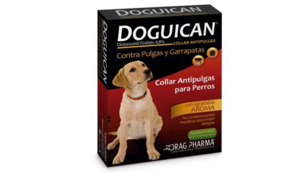 DOGUICAN DICLOROVINIL FOSFATO 4,8% COLLAR ANTIPULGAS PARA PERRO X 1 UNIDAD