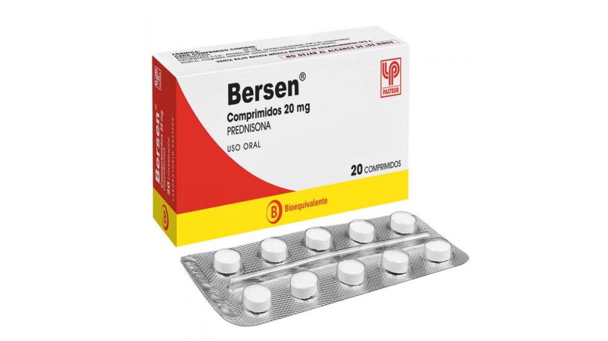 BERSEN PREDNISONA 20MG X 20 COMPRIMIDOS PASTEUR