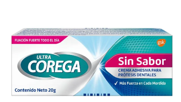COREGA ULTRA SIN SABOR CREMA ADHESIVA X 20 GRAMOS GSK