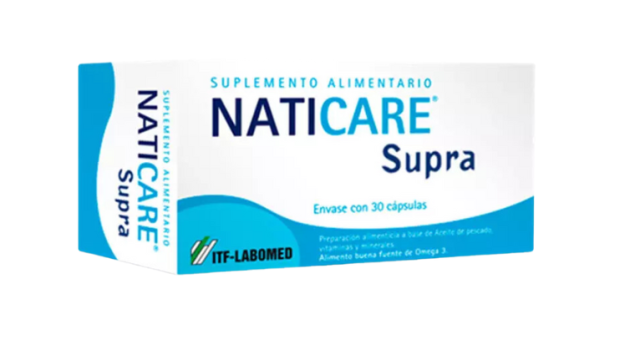NATICARE SUPRA SUPLEMENTO ALIMENTARIO X 30 CAPSULAS ITF LABOMED