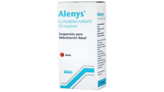 ALENYS FLUTICASONA FUROATO 27,5 MCG SUSPENSION PARA NEBULIZACION NASAL X 120 DOSIS