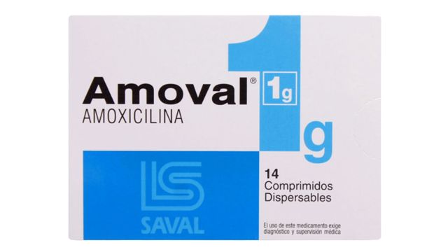 AMOVAL AMOXICILINA 1G X 14 COMPRIMIDOS DISPERSABLES SAVAL 