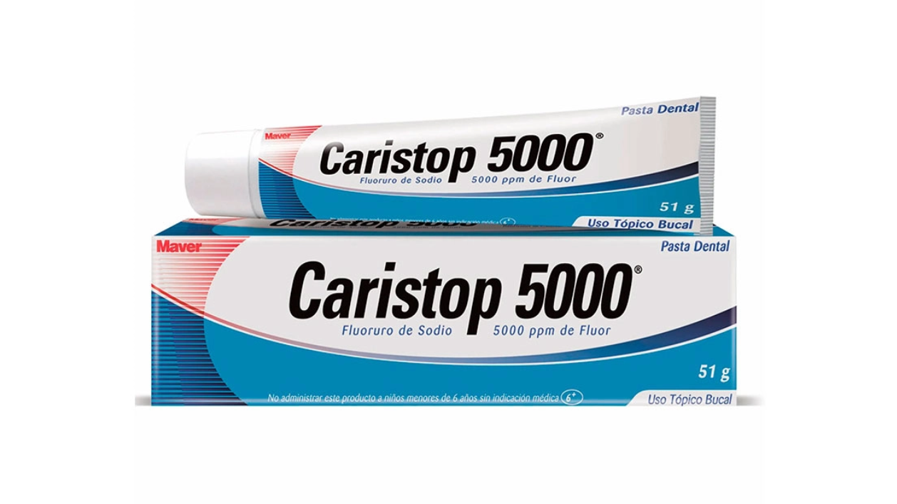 CARISTOP 5000 FLUORURO DE SODIO PASTA DENTAL X 51 GRAMOS 