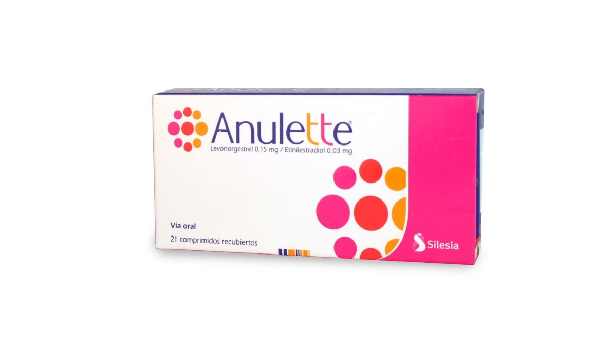 ANULETTE LEVONORGESTREL + ETINILESTRADIOL 0,15/0,03 MG X 21 COMPRIMIDOS RECUBIERTOS SILISIA