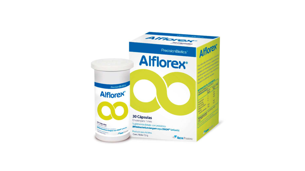 ALFLOREX BIFIDOBACTERIUM LONGUM PROBIOTICOS X 30 CAPSULAS AXON PHARMA 