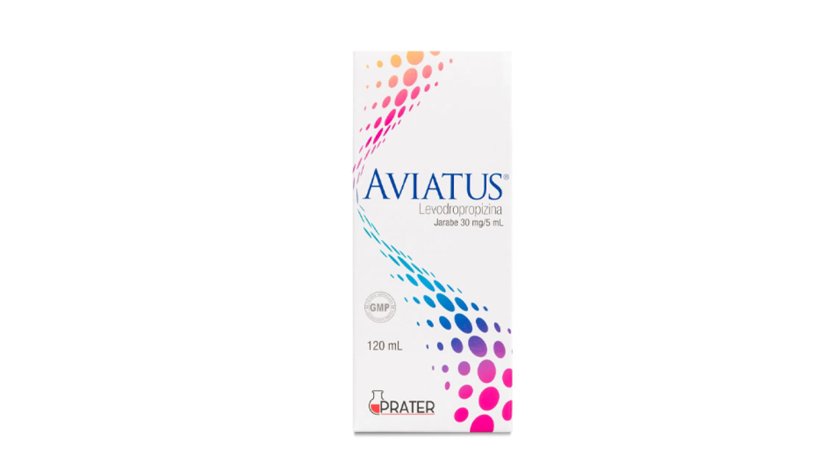 AVIATUS LEVODROPROPIZINA 30MG/5ML X 120 ML JARABE PRATER