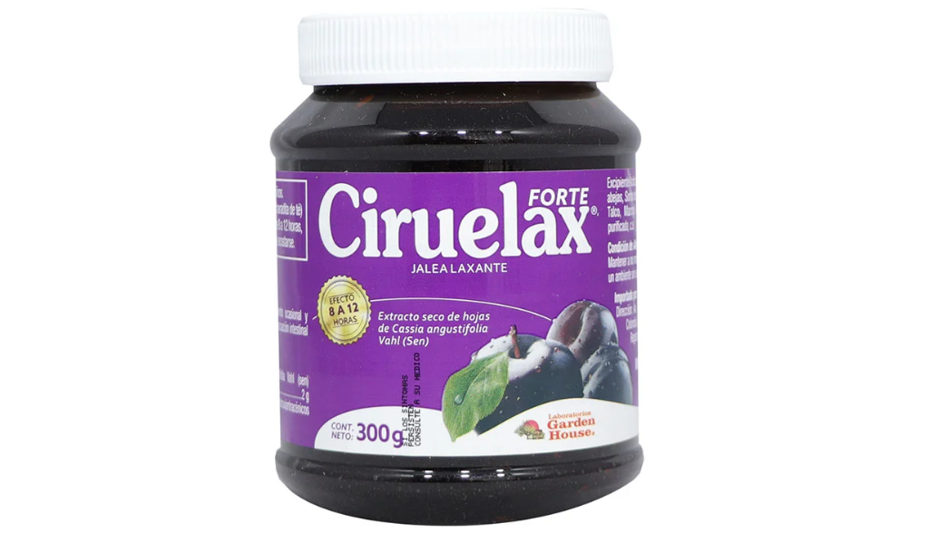 CIRUELAX FORTE JALEA LAXANTE X 300 GRAMOS GARDEN HOUSE