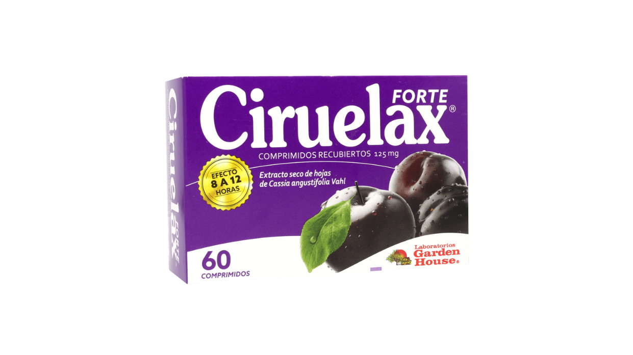 CIRUELAX FORTE 125 MG X 60 COMPRIMIDOS RECUBIERTOS GARDEN HOUSE