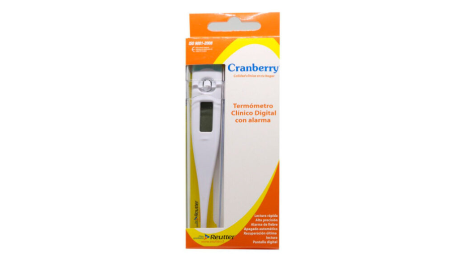 CRANBERRY TERMOMETRO DIGITAL PUNTA FLEXIBLE X 1 UNIDAD
