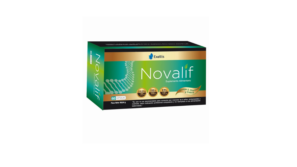 NOVALIF DHA/EPA/COLINA X 60 CAPSULAS EXELTIS 