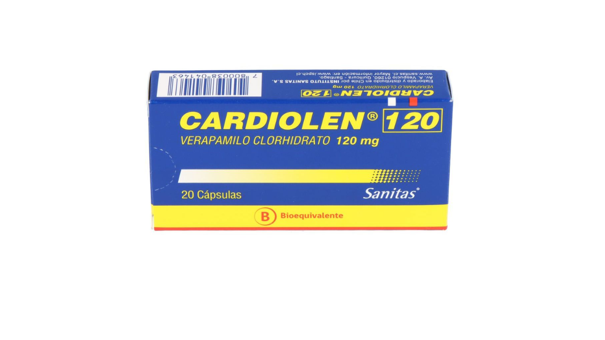CARDIOLEN VERAPAMILO CLORHIDRATO 120MG X 20 CAPSULAS SANITAS