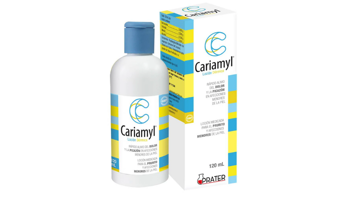 CARIAMYL BENZOCAINA 3G LOCION TOPICA X 120 ML