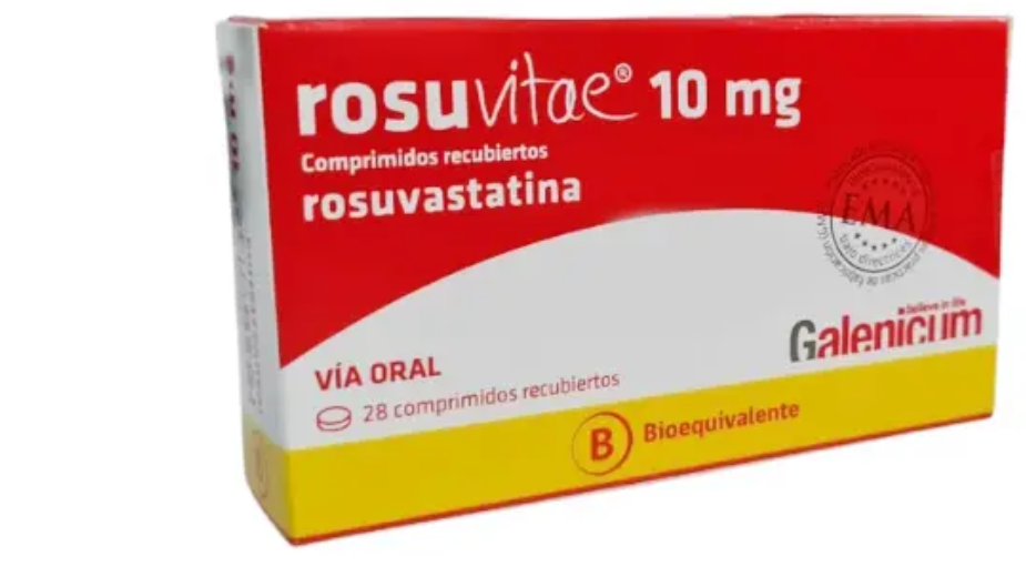 ROSUVITAE ROSUVASTATINA 10 MG X 28 COMPRIMIDOS RECUBIERTOS
