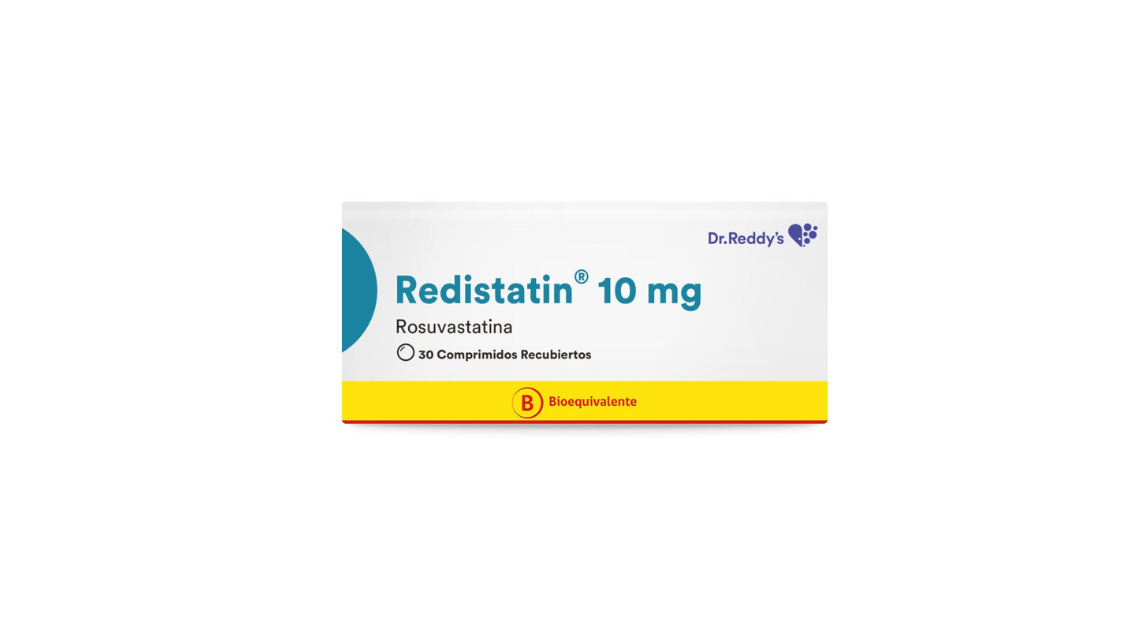 REDISTATIN ROSUVASTATINA 10MG X 30 COMPRIMIDOS RECUBIERTOS DR REDDYS