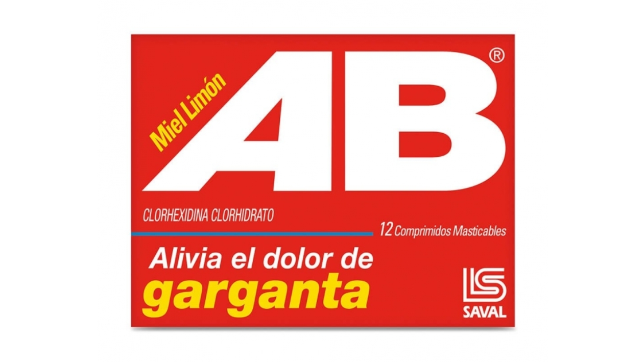 AB MIEL LIMON CLORHEXIDINA CLORHIDRATO 5MG  X 12 COMPRIMIDOS MASTICABLES SAVAL