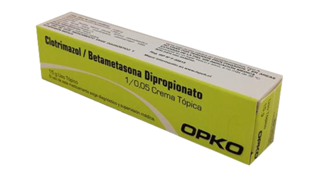 CLOTRIMAZOL 1% + BETAMETASONA 0,05% CREMA TOPICA X 15 GRAMOS OPKO